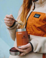 Stanley Efsane Klasik Seri-0.40 Litre Çelik Kaşıklı Yemek Termosu Hammertone Clay