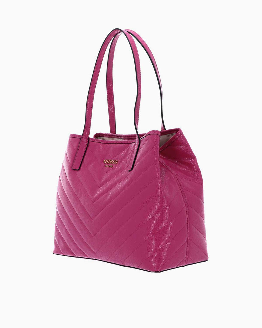 Guess Vikky Tote Omuz Çantası Fuchsia