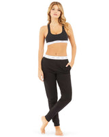 Gues Carrie Logolu Bralette Jet Black