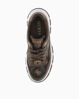Guess Berrett2 Baskılı Kadın Sneaker Brown