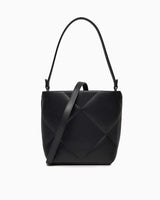 Calvin Klein Quilt Bucket Logolu Omuz Çantası Black