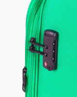 Benetton Logo Detaylı Büyük Boy Kumaş Valiz Yeşil