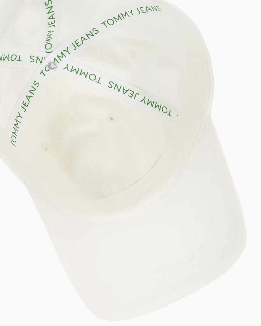 Tommy Hilfiger Heritage Plaque Logolu Şapka Ancient White