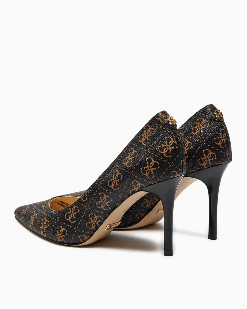 Guess Pump Dabbey Stiletto Brown Ocra