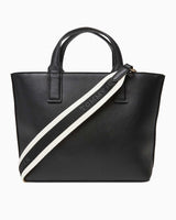 Tommy Hilfiger Logo Bantlı Mini Tote Kadın El Çantası Black