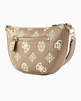 Guess Deesa Logo Zincirli Çapraz Askılı Çanta Taupe Logo