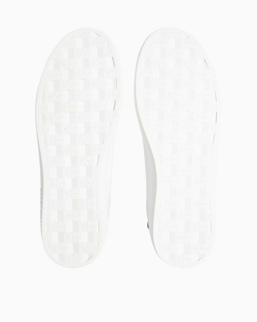 Calvin Klein Classic Cupsole Lace-Up Erkek Sneaker Bright White