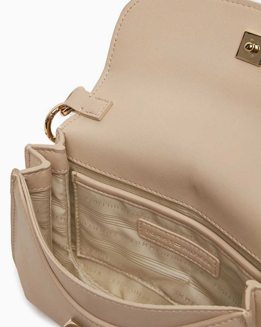 Tommy Hilfiger Chic Crossover Çapraz Askılı Çanta Classic Beige