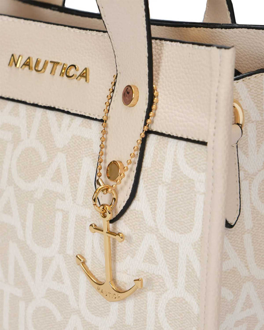Nautica Çapraz Askılı Çanta Krem