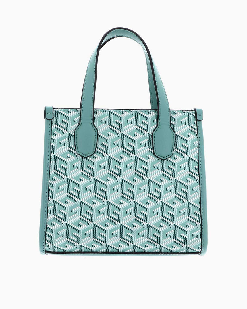 Guess Silvana Compartment Monogram Mini El Çantası