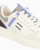 Tommy Hilfiger Zion Tjm Retro Basket Erkek Sneaker Ivory/Black Walnut