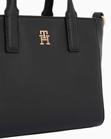Tommy Hilfiger Soft Logo Mini Tote El Çantası Black