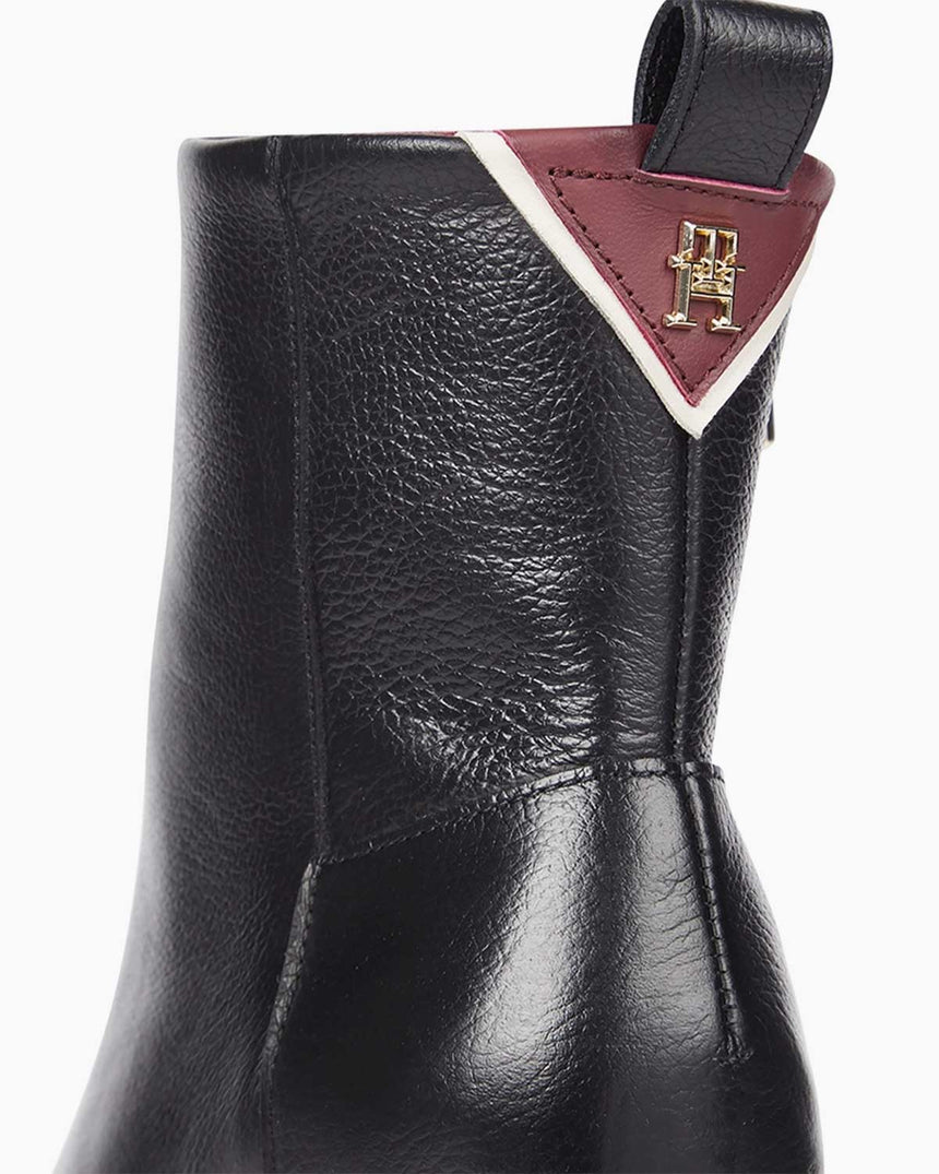 Tommy Hilfiger Ankle Low Topuklu Bot Black