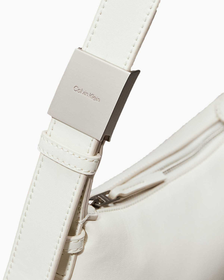Calvin Klein Hardware Handle Mini Çapraz Askılı Çanta Chalk