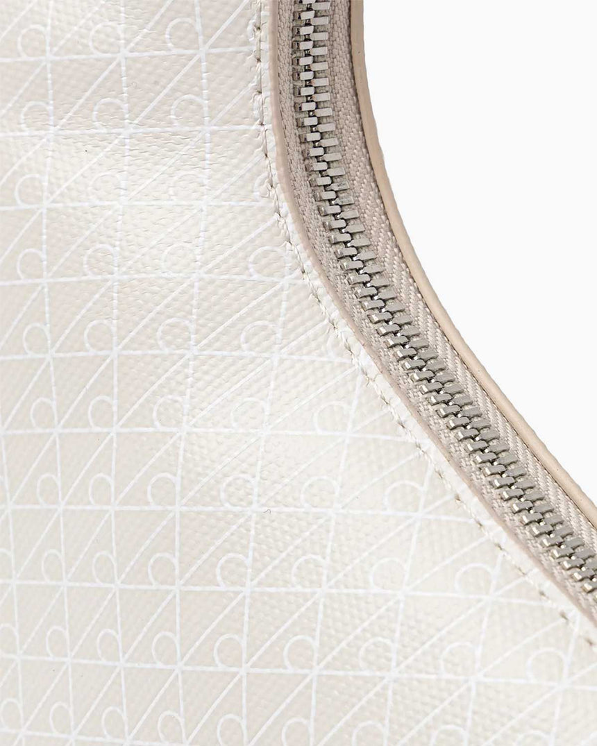 Calvin Klein Amblem Kaplamalı Kadın Çapraz Askılı Çanta LILY WHITE AOP