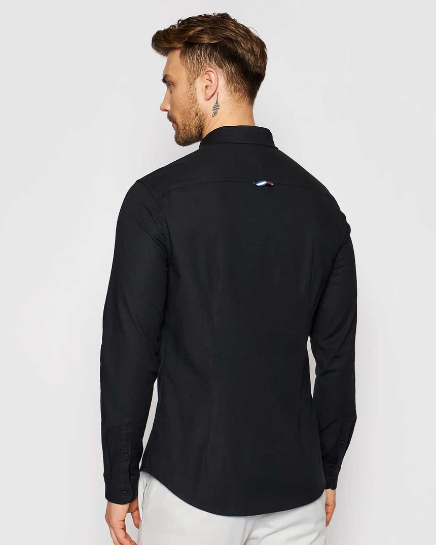 Tommy Jeans Slim Stretch Oxford Gömlek Black