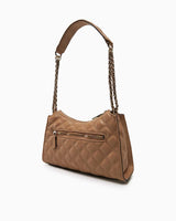 Guess Giully Zincir Detaylı Omuz Çantası Beige