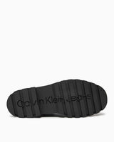 Calvin Klein Jeans Flatform Lace Up High Boots Triple Black