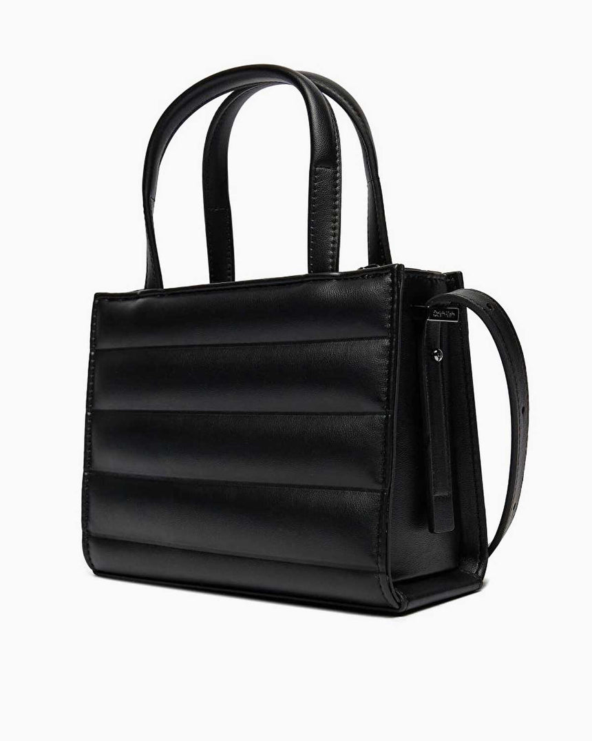 Calvin Klein Line Ouilt Mini tote El Çantası CK Black