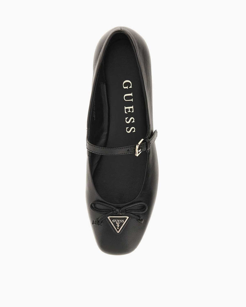 Guess Ballerina Fiyonklu Ayakkabı Black