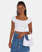 Tommy Hilfiger Ess Must Shoulder Bag Omuz Çantası Lavender Flower