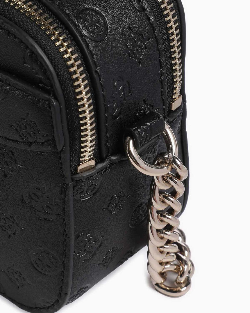 Guess Deesa Logolu Çapraz Askılı Çanta Black Logo