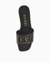 Guess Gals Logolu Topuklu Sandalet Black