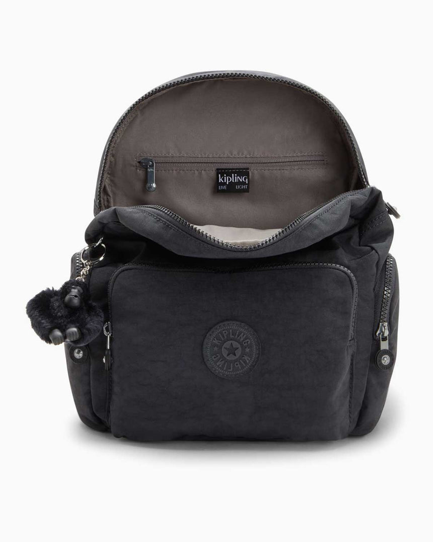 Kipling City Zip S Basic Sırt Çantası Black Noir