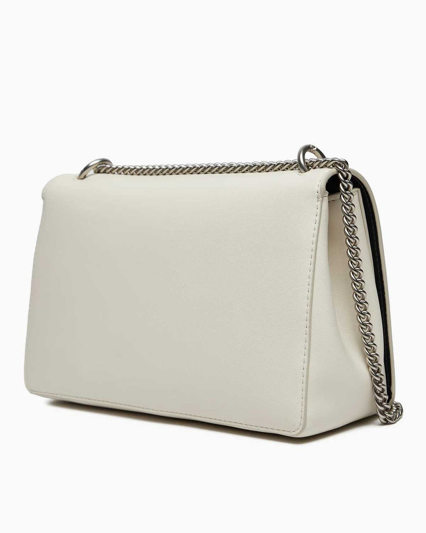 Calvin Klein Sculpted Flap Zincir Detaylı Çapraz Askılı Çanta Birch