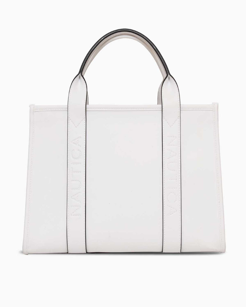 Nautica Ladies Logolu Omuz Çantası Beyaz