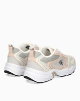 Calvin Klein Retro Tennis Runner Sneakers Creamy White/Whisper Pink/ Oyster M