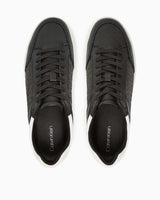 Calvin Klein Düz Taban Monogram Logo Baskılı Erkek Sneaker Ck Black/Bright White Allover