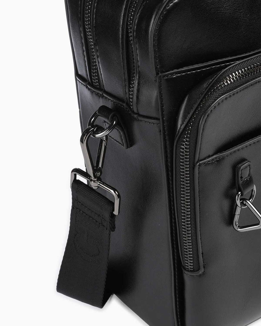 Guess Boston Erkek Büyük Boy Evrak Çantası Black