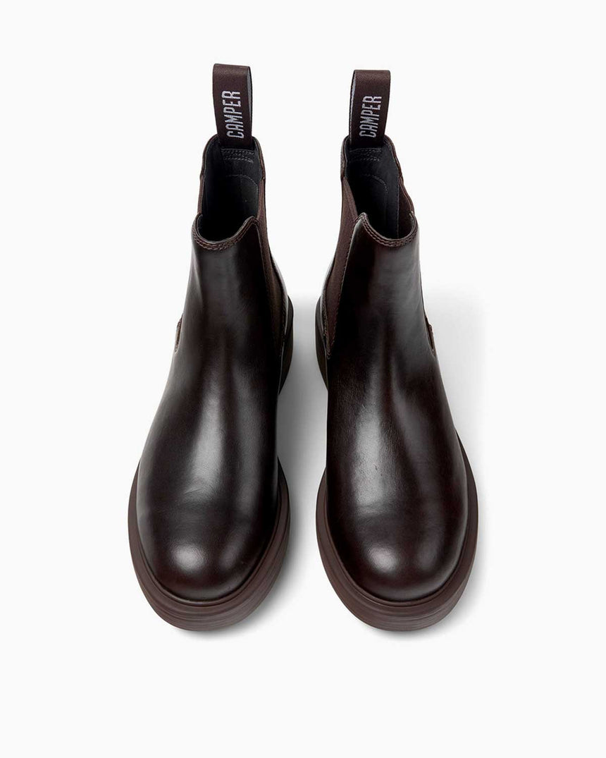 Camper Dean Yarım Bot Koyu Kahverengi