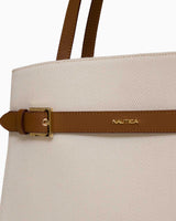 Nautica Logolu El Çantası Bej - Taba