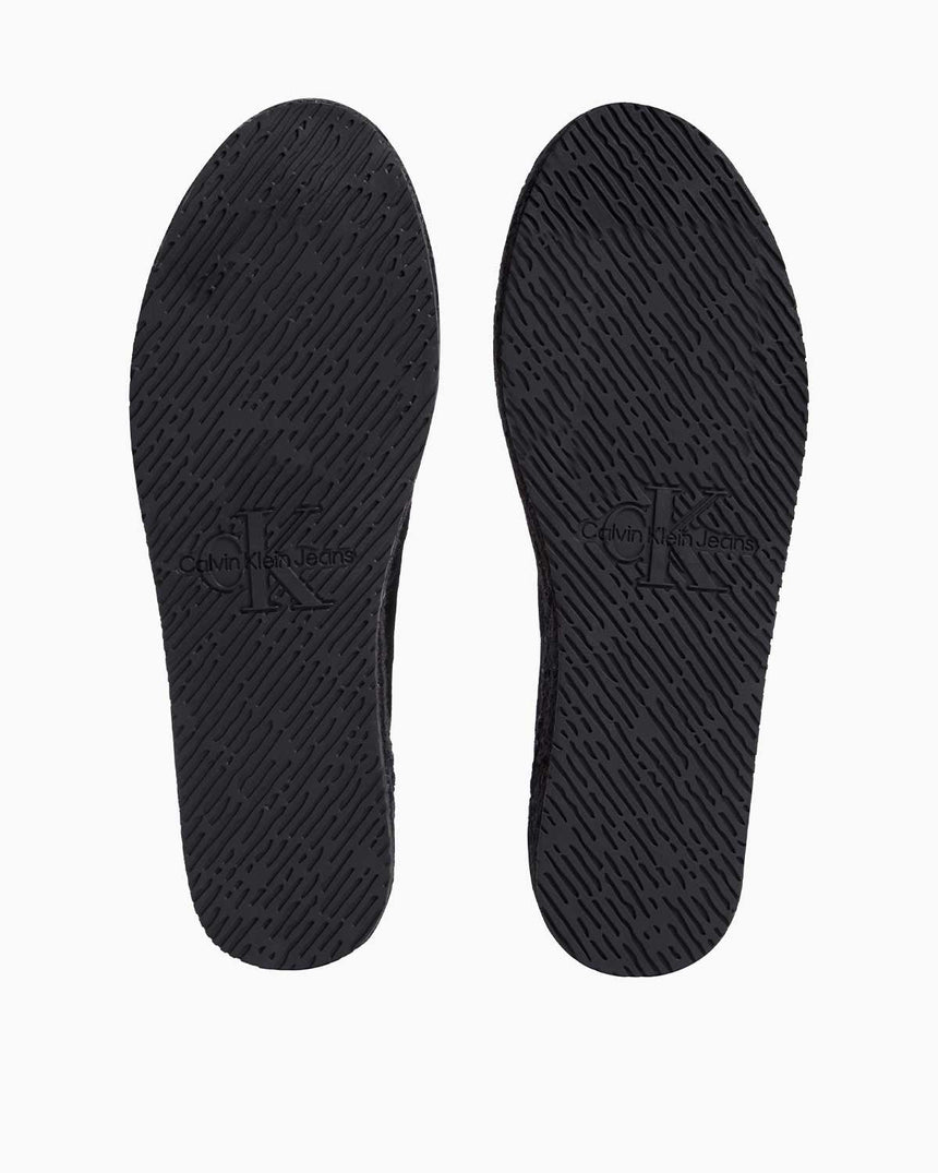 Calvin Klein Flatform Espadrilles Logolu Ayakkabı Triple Black