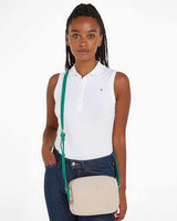 Tommy Hilfiger Poppy Canvas Crossover Çapraz Askılı Çanta Olympic Green/Neutral Canvas