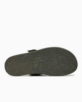 Calvin Klein Double Bar Logolu Sandalet Dusty Olive/Classic Green