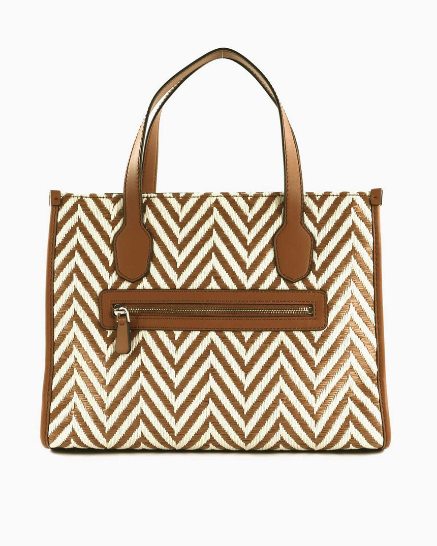 Guess Silvana Compartment El Çantası Cognac