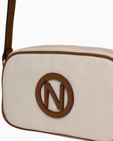 Nautica Çapraz Askılı Çanta Bej - Taba