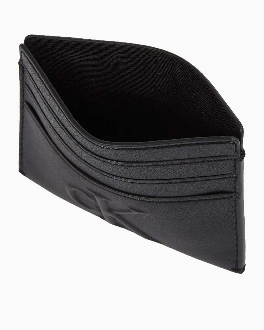 Calvin Klein Kabartmalı 6CC Kadın Kartlık Na Black