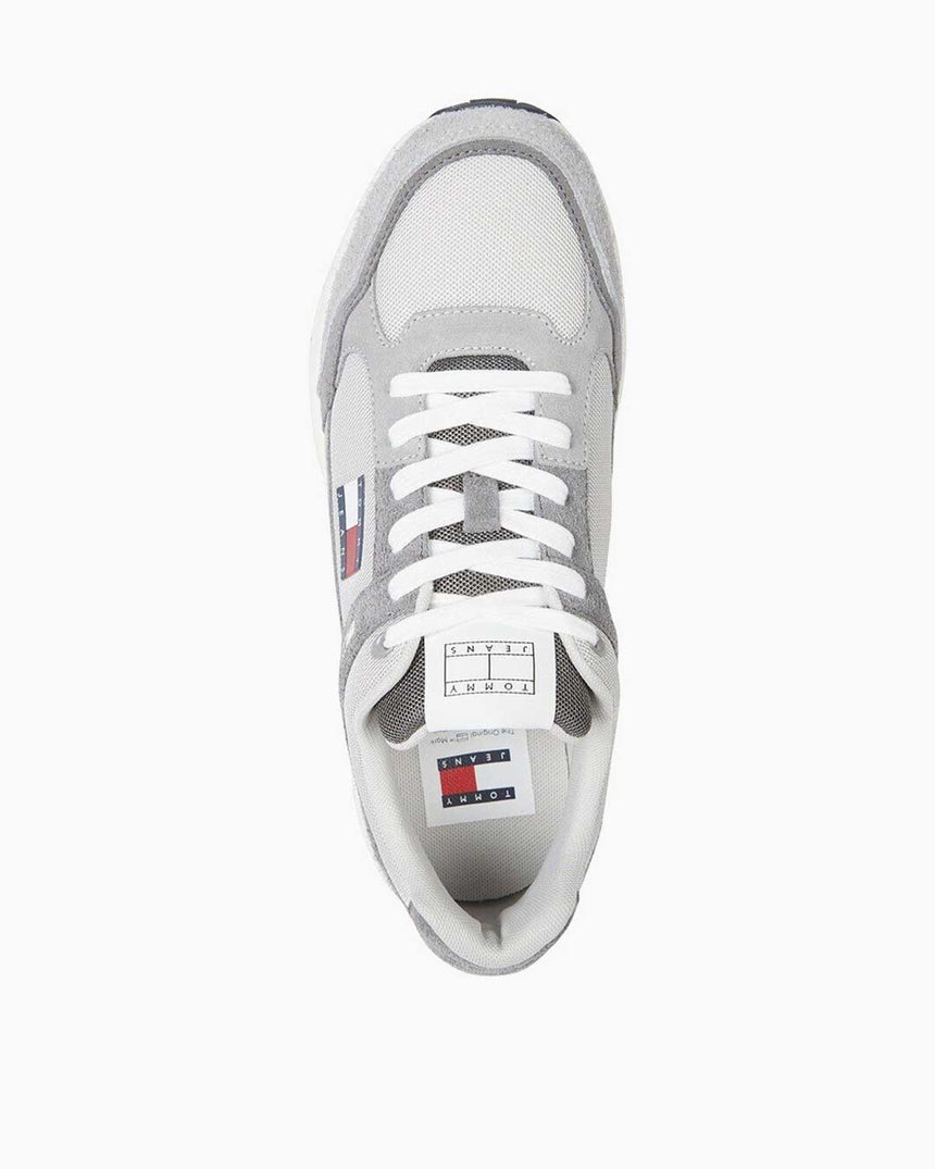 Tommy Jeans Runner Mix Material Sneaker Grey