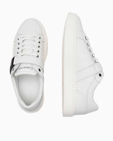 Calvin Klein Low Top Lace Up W/ Iconic Plaque Erkek Sneaker Triple White