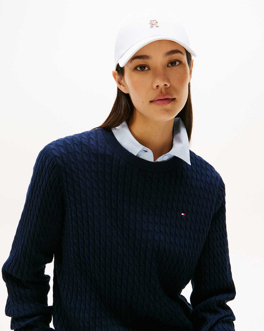 Tommy Hilfiger Elevated Chic Şapka Optic White