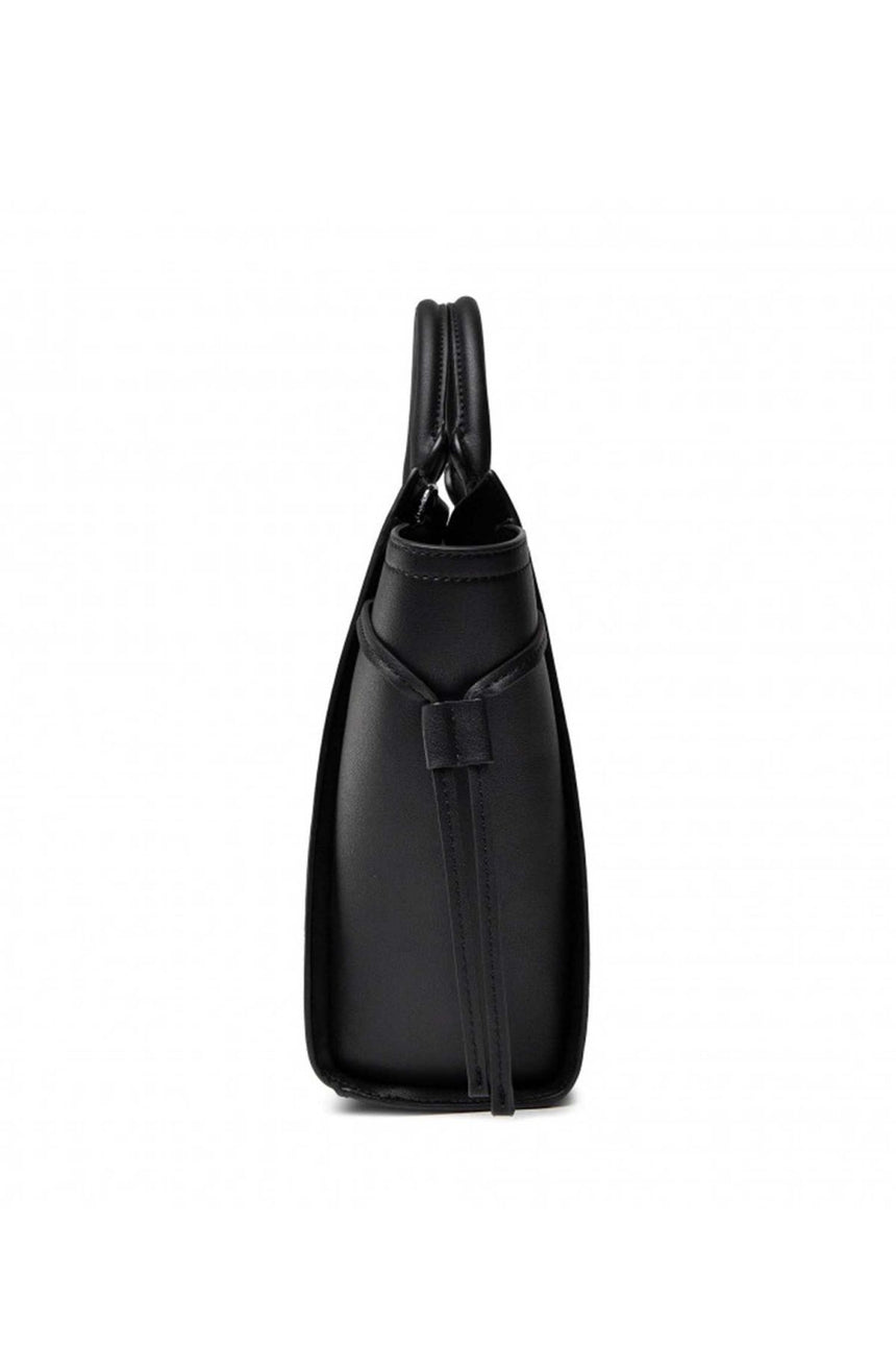 Calvin Klein Re-Lock Drawstring Tote Bag Perf Kadın Omuz Çantası CK Black