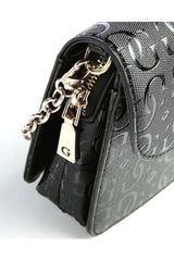 Guess Chic Shine Mini Çapraz Askılı Kadın Çantası Black