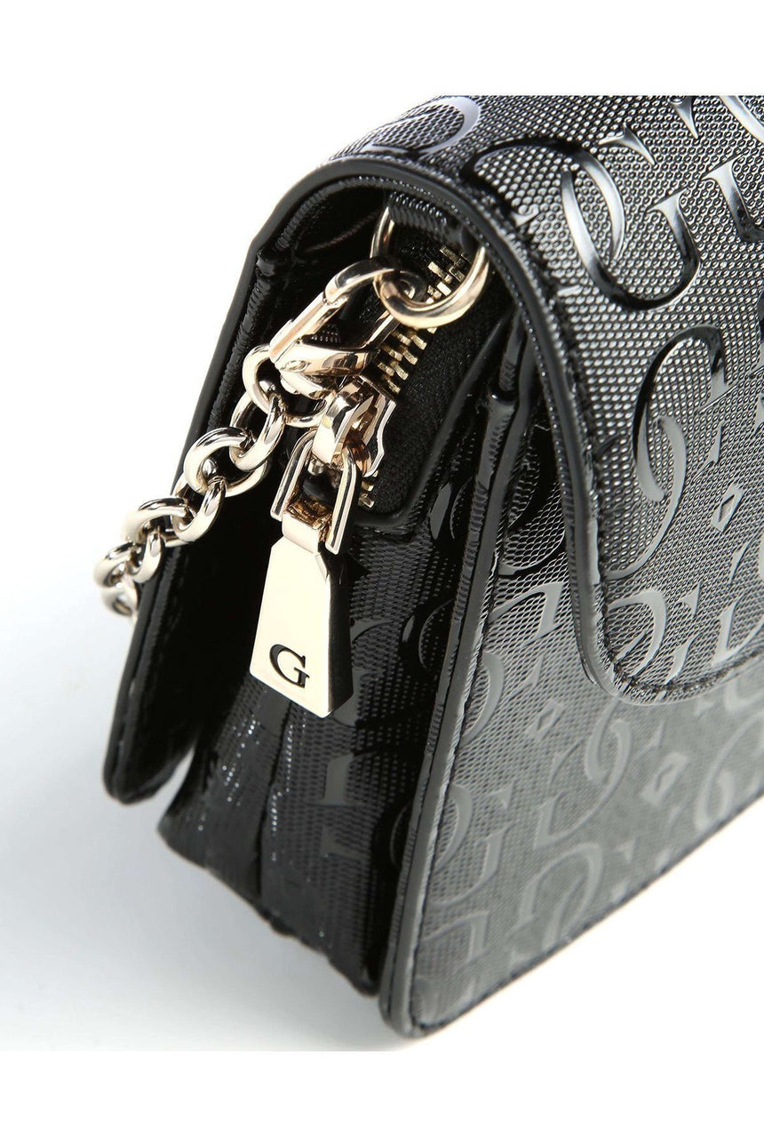 Guess Chic Shine Mini Çapraz Askılı Kadın Çantası Black