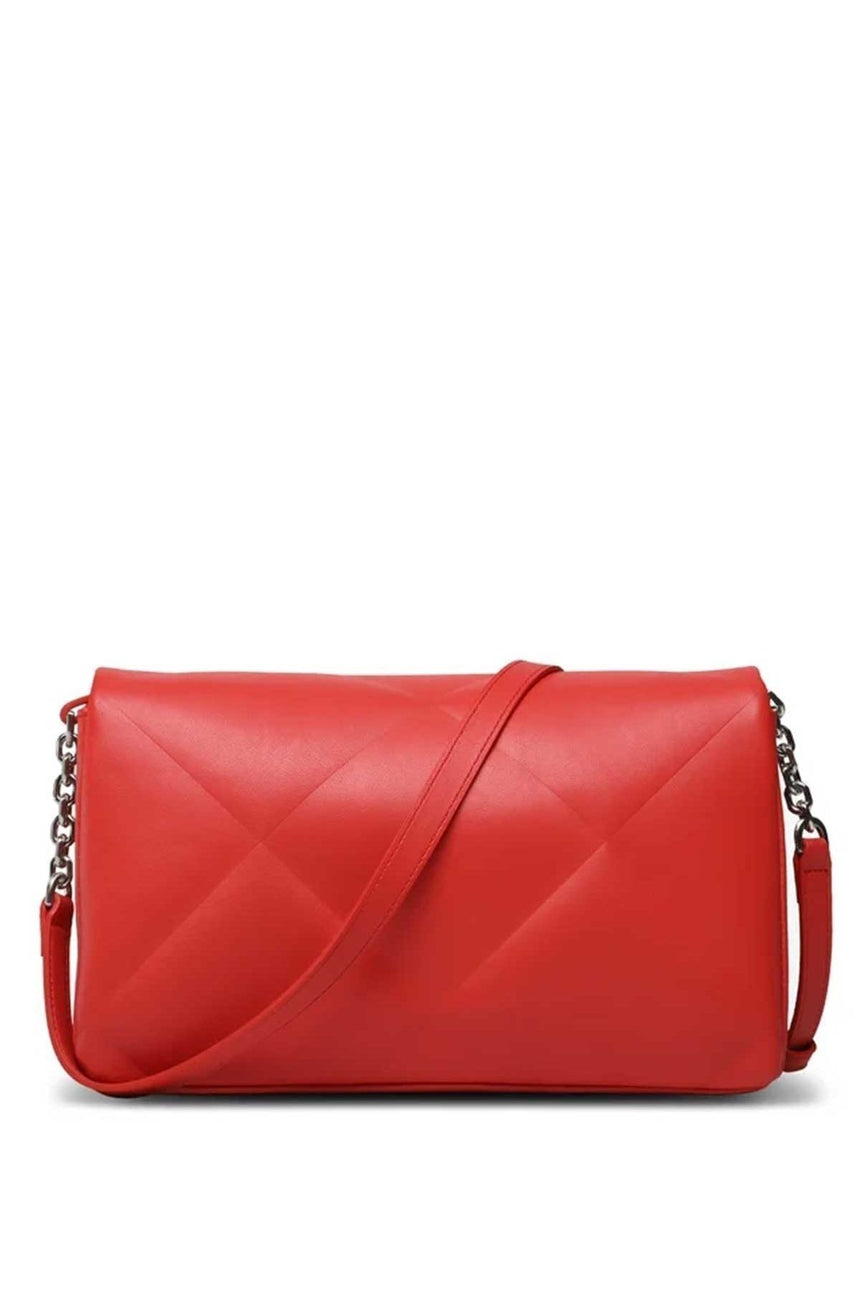 Calvin Klein Re-Lock Ouılt Kadın Omuz Çantası Red