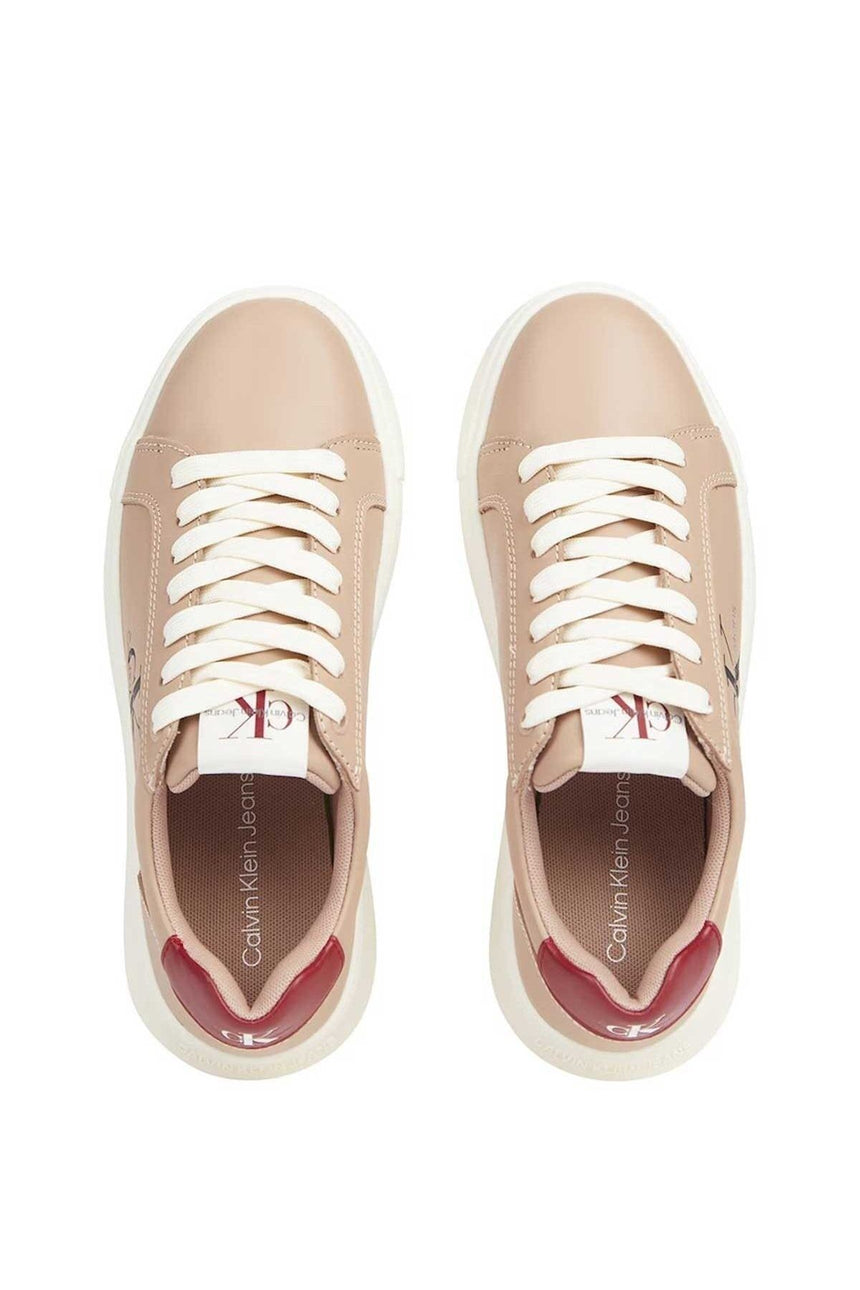 Calvin Klein Chunky Chunky Laceup Kadın Sneaker Cafe Creme/Merlot