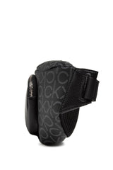 Calvin Klein Monogram Trimmed Erkek Bel Çantası Black Mono Mix